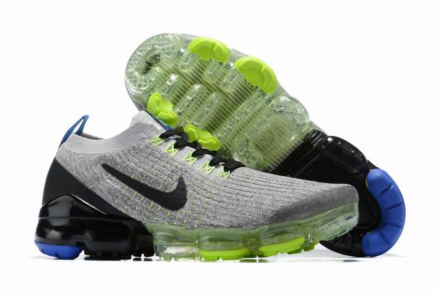 Nike Air Vapormax Men's Running Shoes Grey Black Green-51
